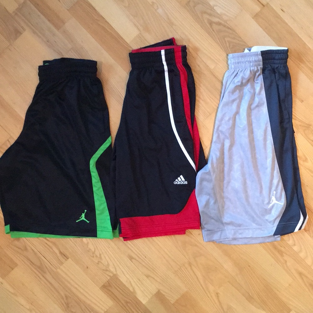 Bundle of 3 New Men’s Adidas & Nike Large Shorts